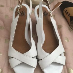 Open toe wedges